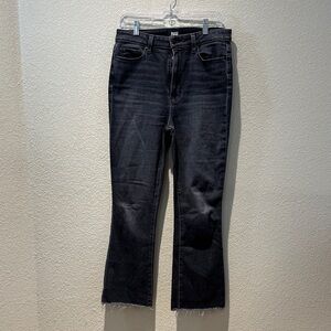 PAIGE Women's Black Straight Leg Jeans size 30
